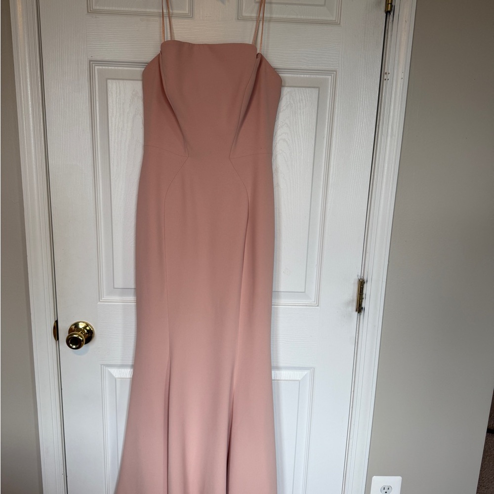 Jill Stuart Pink Maxi Gown with Sweetheart Neckline